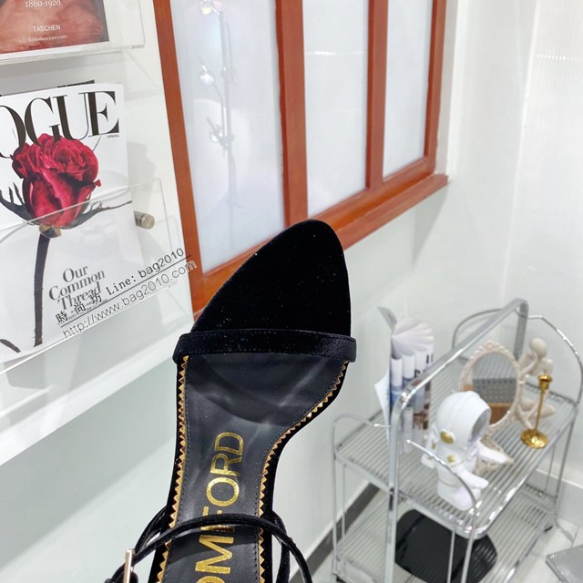 TOM FORD湯姆福特2022春夏專櫃新款女士高跟涼鞋 dx3121